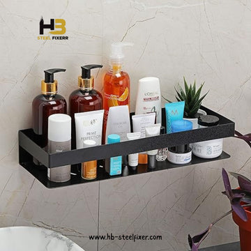 1 Pc Multi-Purpose Corner Shelf – Wall-Mounted for Bathroom & Kitchen