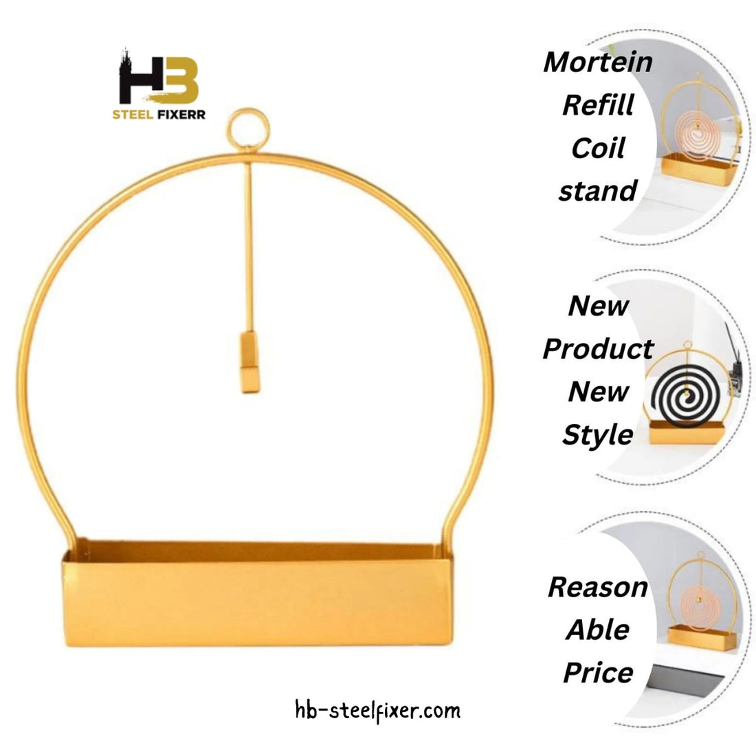 Triangle Mosquito Coil Stand & Aromatherapy Burner