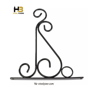 Iron Garden Wall Hook Flower Pot Stand