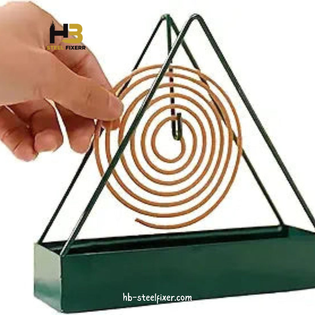 Metal Coil Stand Hook – Wall-Hanging Insecticide Holder for Mosquito Coils