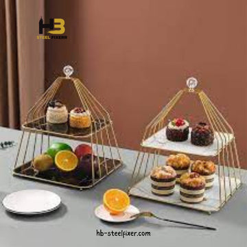 Elegant Multi-Layered Iron Dessert Stand
