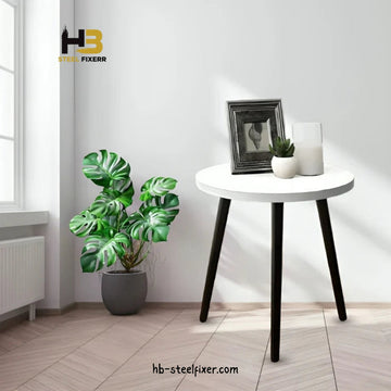 Wooden Side & Coffee Table – 16" Top with Solid Legs (20.5" Height)