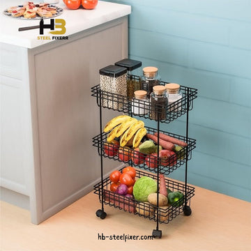 Multipurpose Kitchen Trolley for Vegetables & Fruits