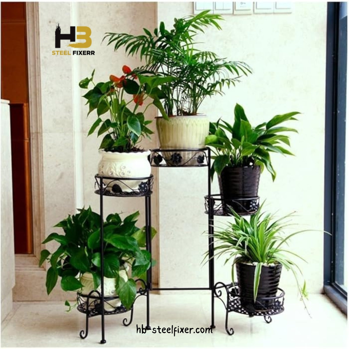 Space-Saving Wall-Mounted Plant Holder