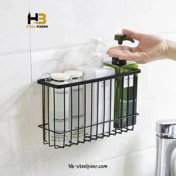 Multi-Functional Iron Wire Storage Basket – Wall Mounted Organizer