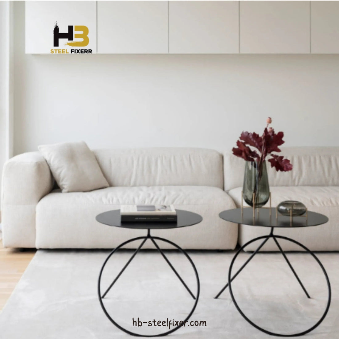Nordic Style Round Bedside Table