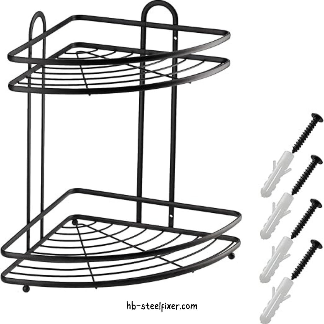 Steel Corner Shelf – Bathroom Shower Basket