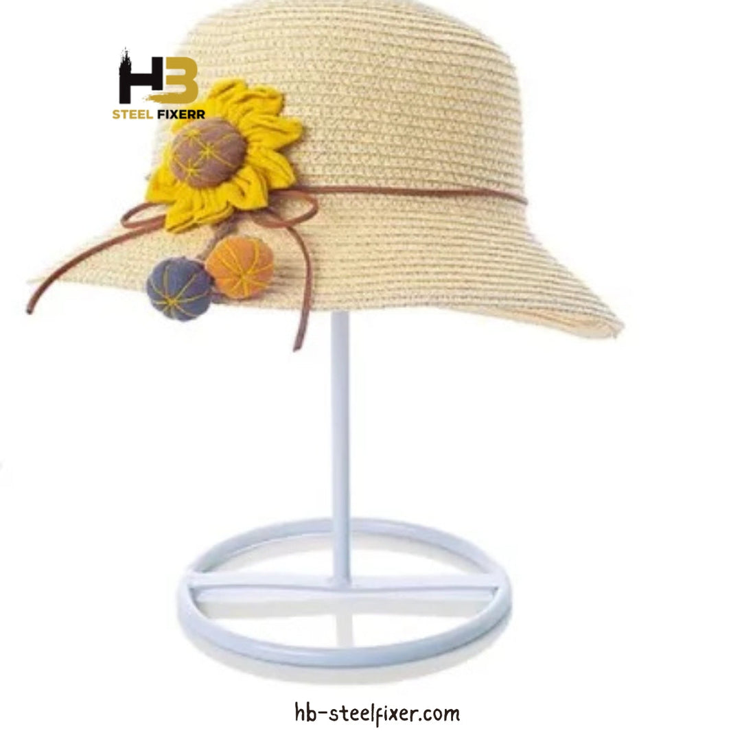 Wrought Iron Hat & Jewelry Display Stand