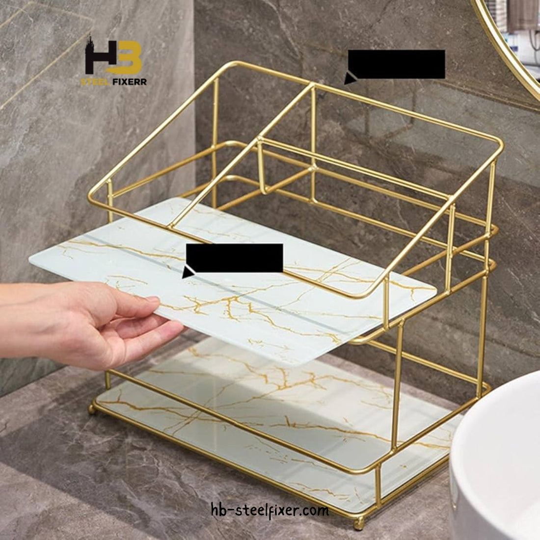 Makeup Storage Rack for Bathroom