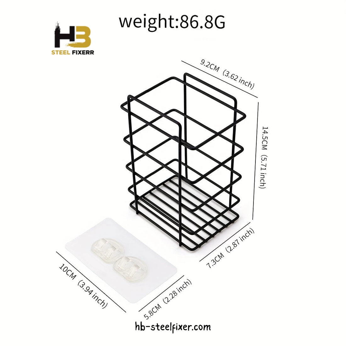 Durable Metal Hanging Organizer for Bathroom