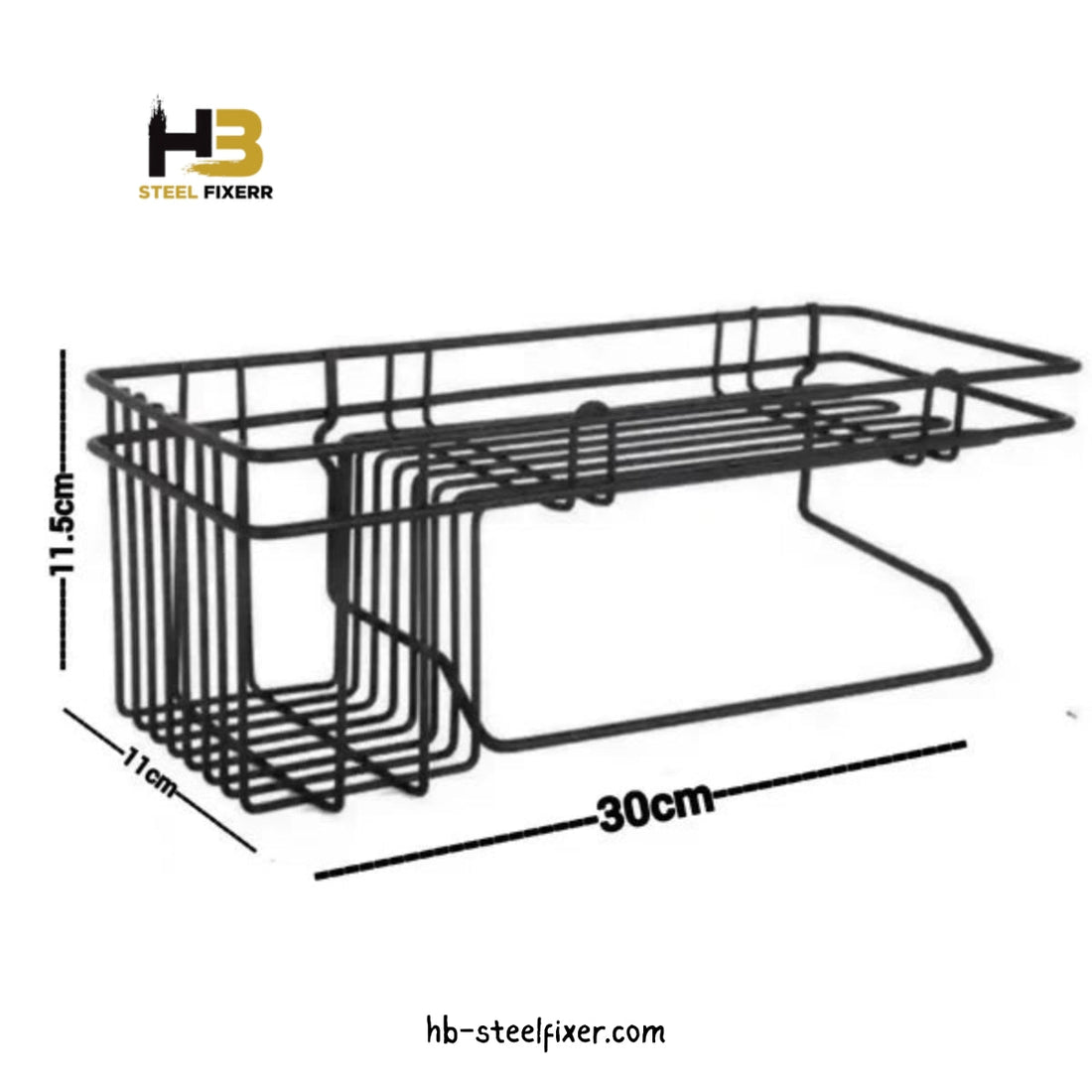 Wall-Mounted Bathroom Caddy – No-Drill Storage Organizer