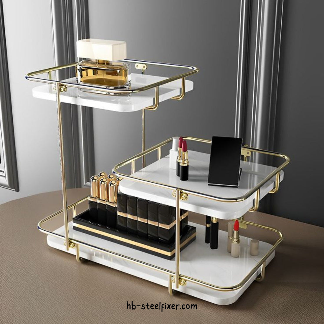 3-Tier Makeup and Perfume Organizer