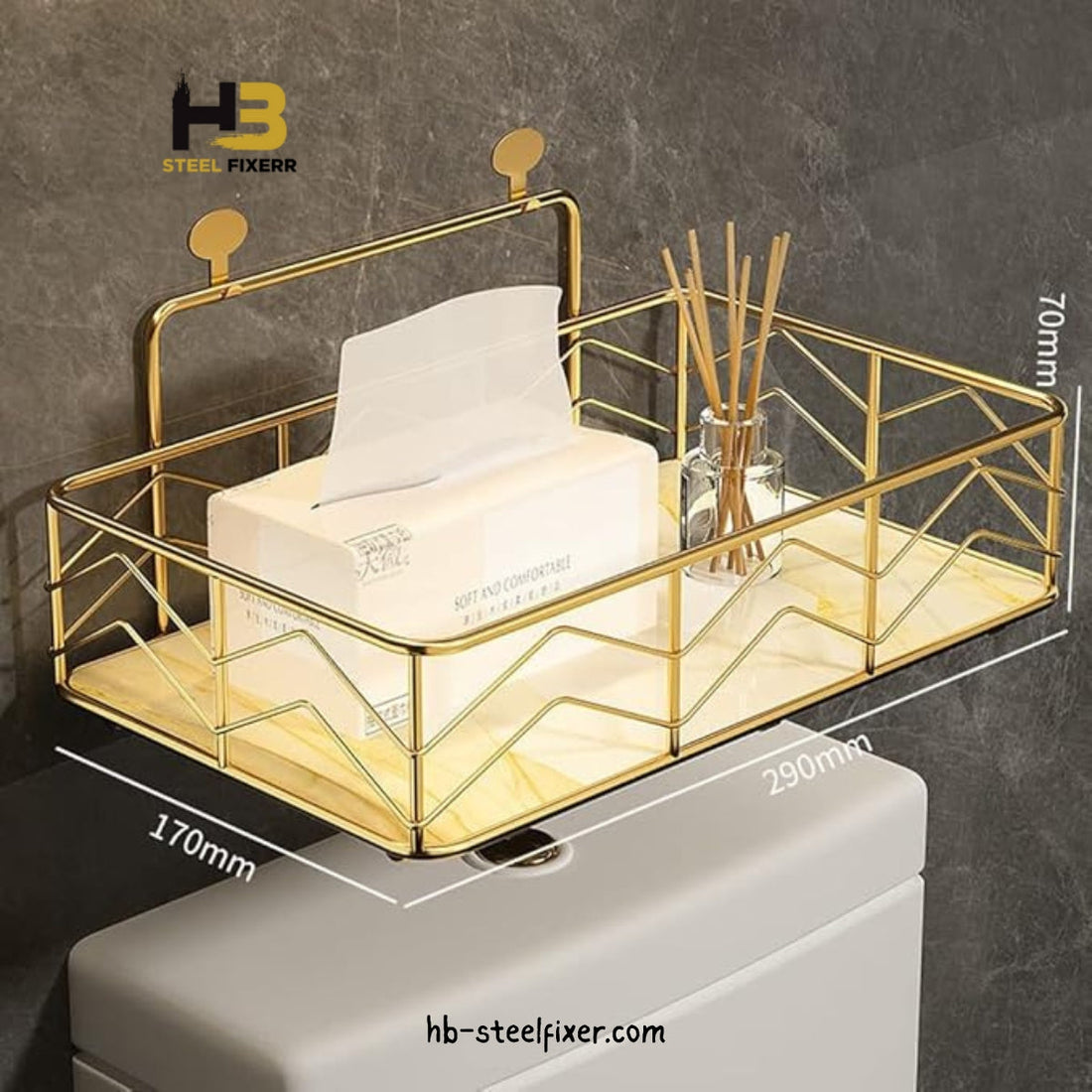 Wall Mounted Bathroom Corner Storage Rack – No Drill, Rustproof Design