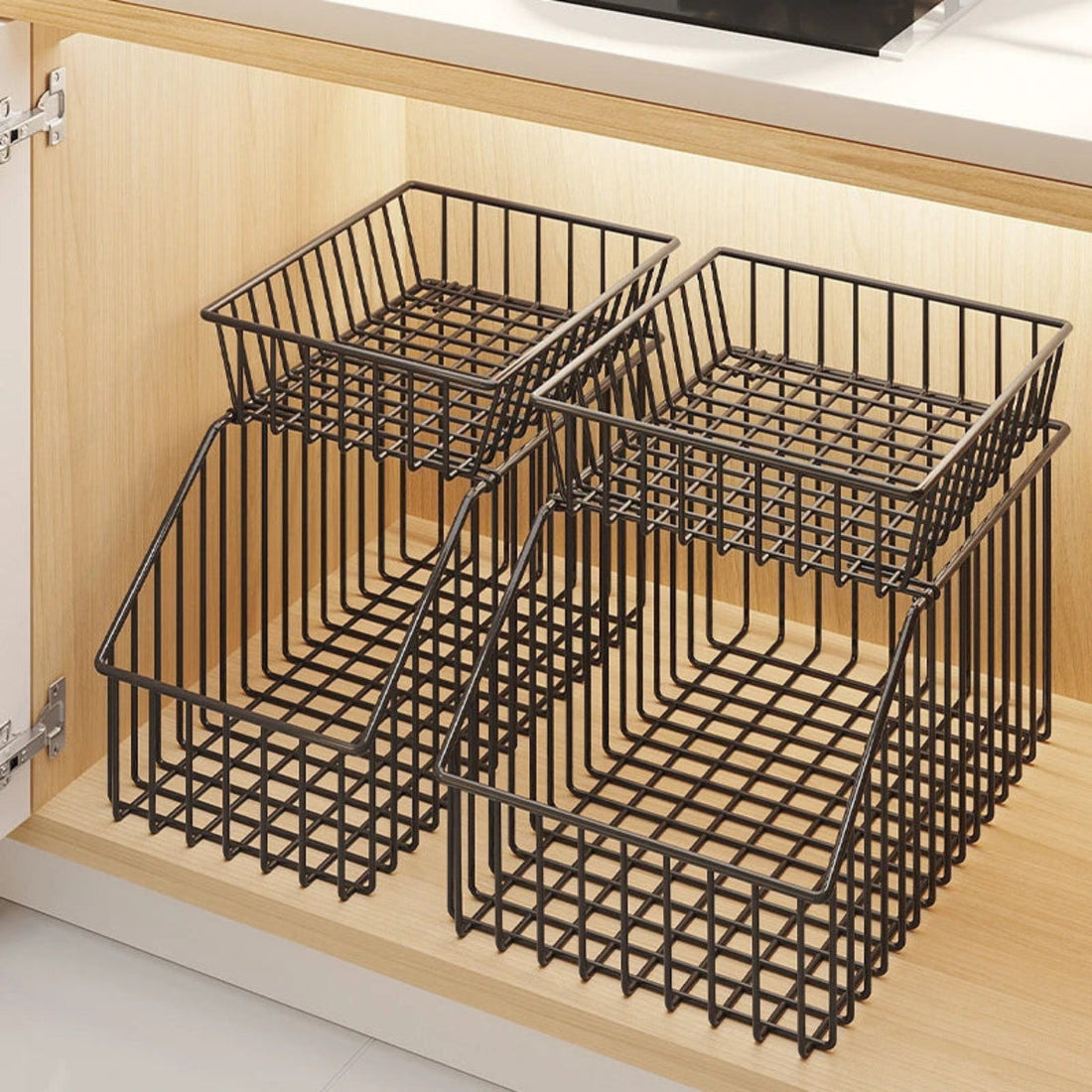 2-Layer Multipurpose Storage Rack – Bathroom & Kitchen Countertop Organizer