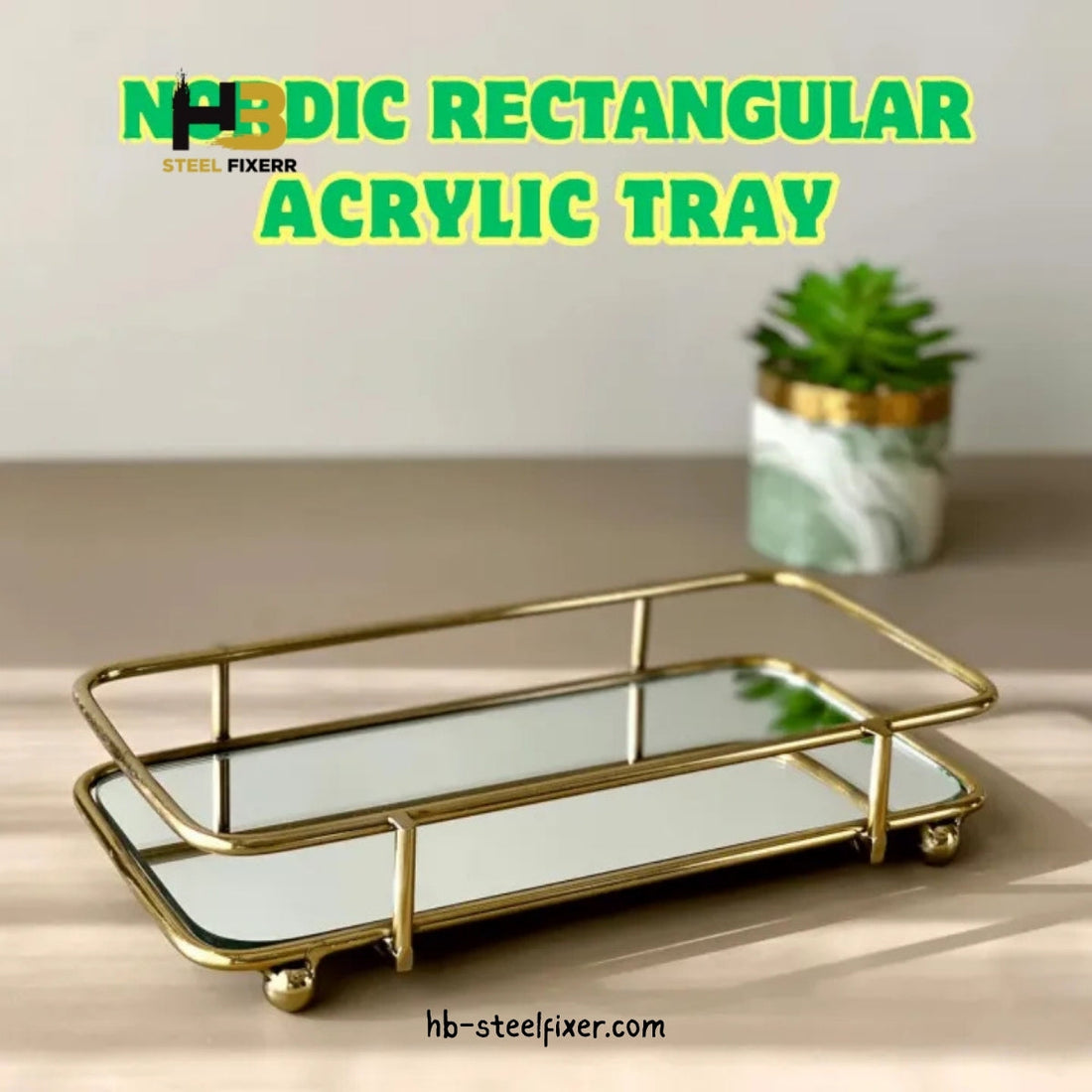 Nordic Acrylic Mirror Tray