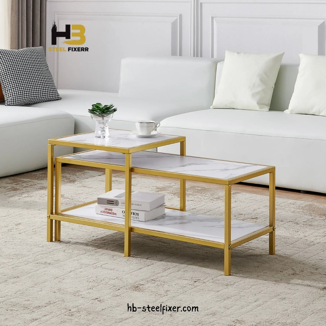 Set of 2 Nesting Coffee Tables