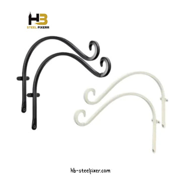 2 Pcs Heavy-Duty Iron Plant Hooks