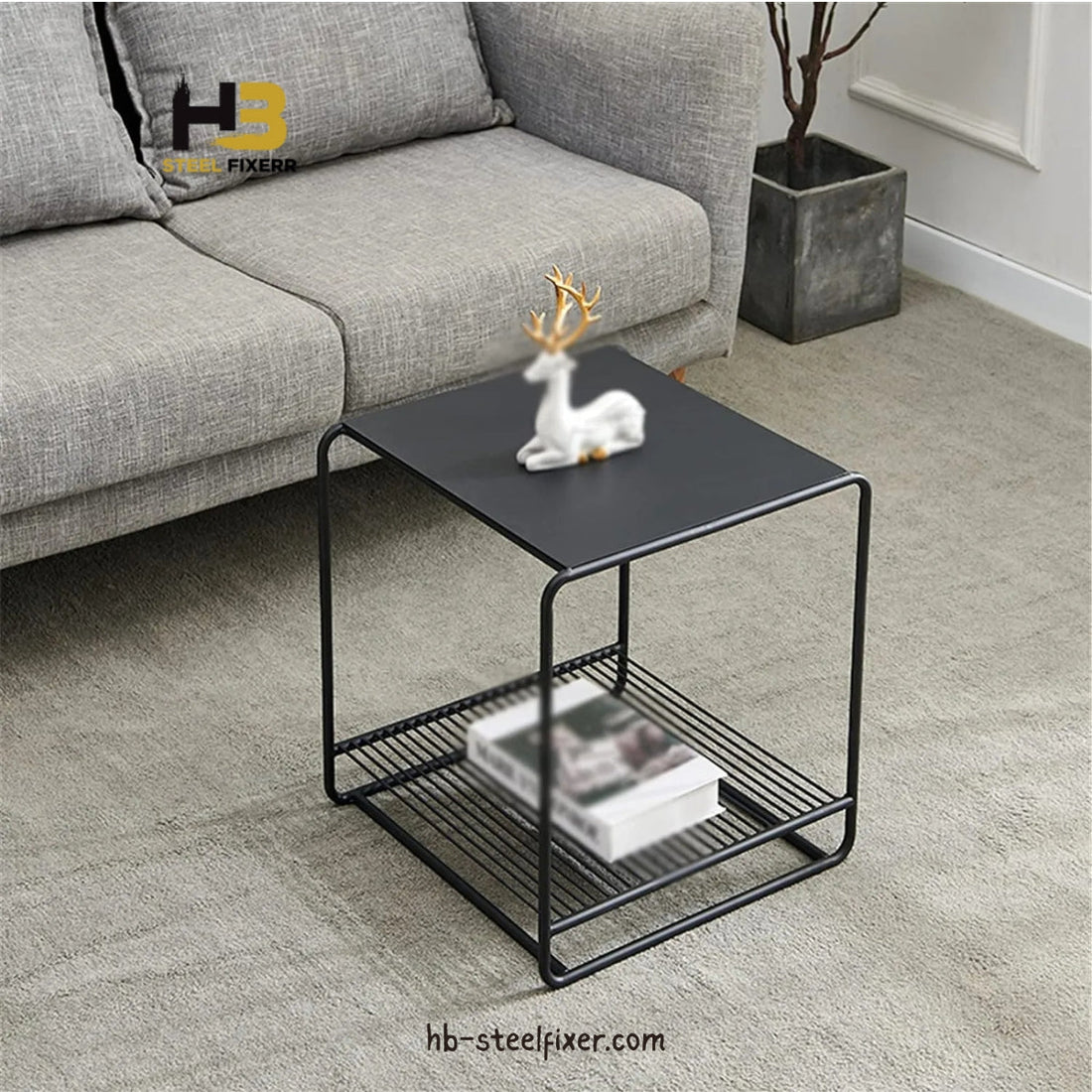 Modern Accent Coffee Table Set for Bedroom, Living Room & Hotel Decor