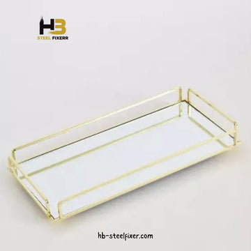 Vintage Mirror Base Vanity Tray