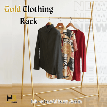 Boutique Elegance Standing Clothing Rack – HB Steel Fixer