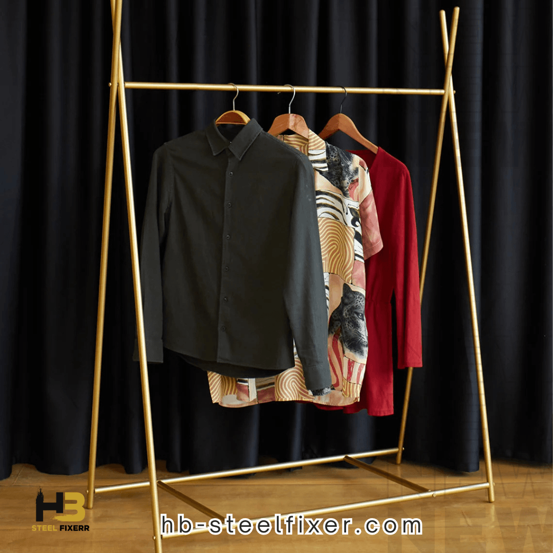 Boutique Elegance Standing Clothing Rack – HB Steel Fixer