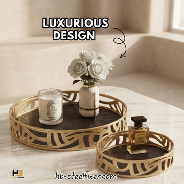 Gold Luxury Storage Display Tray