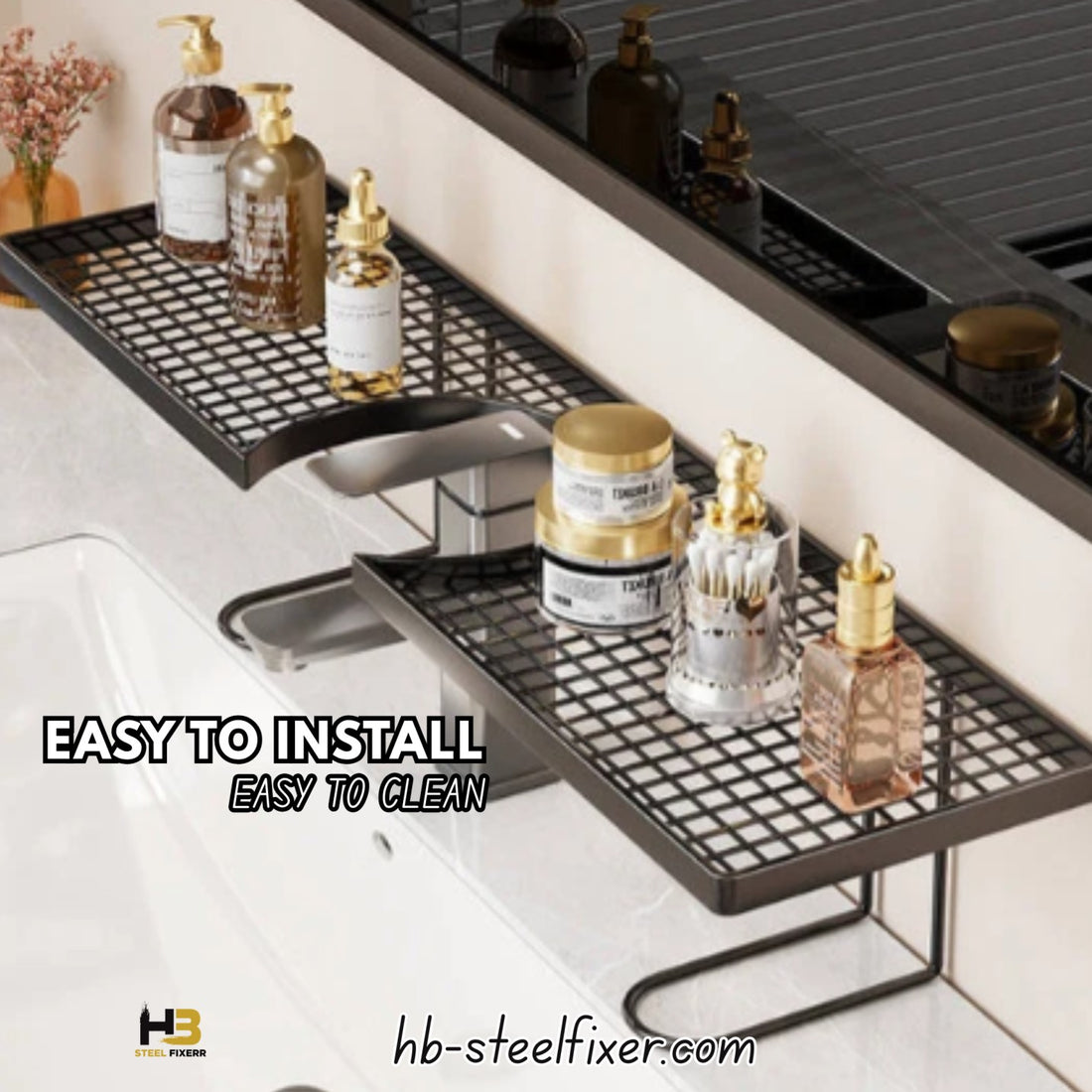 Metal Sink Organizer Stand  by HB Steel Fixer