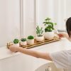 Rectangular Acrylic Mirror Tray with Shelf, 24 Inches, vintage acrylic glass tray, decorative acrylic mirror tray, cosmetic tea cups small greenery storage for bathroom dining table dresser